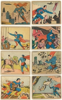 1940 R145 Gum, Inc. "Superman" Low Numbers Complete Set (48)